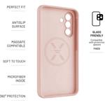 Fixed MagFlow kryt s podporou MagSafe pre Samsung Galaxy A36 5G, ružový