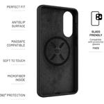 Fixed MagFlow kryt s podporou MagSafe pre Samsung Galaxy S25 Edge 5G, čierny