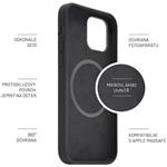 Fixed MagFlow kryt s podporou MagSafe pre Samsung Galaxy S25 Edge 5G, čierny