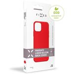 Fixed MagFlow kryt s podporou MagSafe pre Samsung Galaxy S25 Ultra, červený