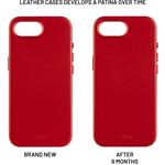 Fixed MagLeather kožený kryt s podporou MagSafe pre Apple iPhone 17e/16e, červený