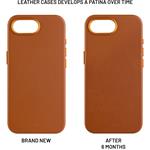 Fixed MagLeather kožený kryt s podporou MagSafe pre Apple iPhone 17e/16e, hnedý