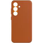 Fixed MagLeather kožený kryt s podporou MagSafe pre Samsung Galaxy S25, hnedý