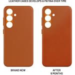 Fixed MagLeather kožený kryt s podporou MagSafe pre Samsung Galaxy S25, hnedý