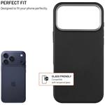 Fixed MagLeather kryt pre Apple iPhone 17 Pro Max, z vegánskej kože s podporou MagSafe, čierny