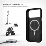 Fixed MagLeather kryt pre Apple iPhone 17 Pro Max, z vegánskej kože s podporou MagSafe, čierny