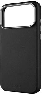 Fixed MagLeather kryt pre Apple iPhone 17 Pro Max, z vegánskej kože s podporou MagSafe, čierny