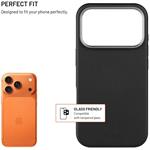 Fixed MagLeather kryt pre Apple iPhone 17 Pro, z vegánskej kože s podporou MagSafe, čierny