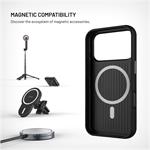 Fixed MagLeather kryt pre Apple iPhone 17 Pro, z vegánskej kože s podporou MagSafe, čierny