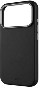 Fixed MagLeather kryt pre Apple iPhone 17 Pro, z vegánskej kože s podporou MagSafe, čierny