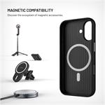 Fixed MagLeather kryt pre Apple iPhone 17, z vegánskej kože s podporou MagSafe, čierny