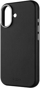 Fixed MagLeather kryt pre Apple iPhone 17, z vegánskej kože s podporou MagSafe, čierny