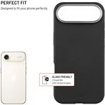 Fixed MagLeather kryt pre Apple iPhone Air, z vegánskej kože s podporou MagSafe, čierny