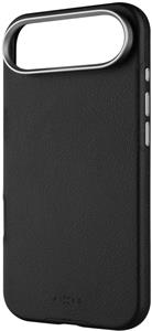 Fixed MagLeather kryt pre Apple iPhone Air, z vegánskej kože s podporou MagSafe, čierny