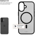 Fixed MagMisty kryt s podporou Magsafe pre Apple iPhone 16, čierny