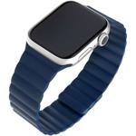 Fixed Magnetic Strap silikónový remienok s magnetickým zapínaním pre Apple Watch 38/40/41mm, modrý