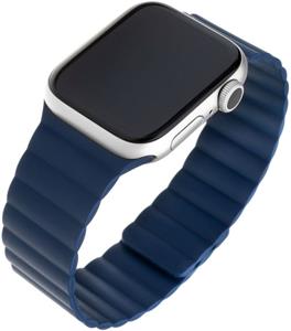 Fixed Magnetic Strap silikónový remienok s magnetickým zapínaním pre Apple Watch 38/40/41mm, modrý