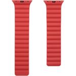 Fixed Magnetic Strap silikónový remienok s magnetickým zapínaním pre Apple Watch 42/44/45/49mm, červený