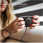 Fixed MagPad bezdrôtová nabíjačka s podporou uchytenia MagSafe a stojanom, 15W, čierna