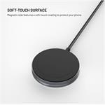 Fixed MagPad Pro, bezdrôtová nabíjačka s Qi2 podporou MagSafe a stojanom, 15W, sivá