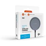 Fixed MagPad Pro, bezdrôtová nabíjačka s Qi2 podporou MagSafe a stojanom, 15W, sivá, (rozbalené)