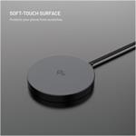 Fixed MagPad Slim s Qi2, bezdrôtová nabíjačka, podpora MagSafe, 15W, čierna