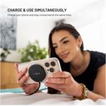 Fixed MagPad Slim s Qi2, bezdrôtová nabíjačka, podpora MagSafe, 15W, čierna