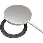 Fixed MagPlate magnetická nálepka na telefón pre použitie technológie MagSafe, čierna