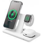 Fixed MagPowerstation 3v1 stojan s bezdrôtovým nabíjaním s MagSafe, biely, (rozbalené)