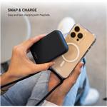 Fixed MagPure Neck puzdro s čiernou šnúrkou na krk pre Apple iPhone 17