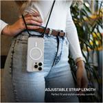 Fixed MagPure Neck puzdro s čiernou šnúrkou na krk pre Apple iPhone 17