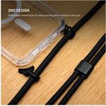 Fixed MagPure Neck puzdro s čiernou šnúrkou na krk pre Apple iPhone 17 Pro