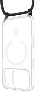 Fixed MagPure Neck puzdro s čiernou šnúrkou na krk pre Apple iPhone 18 Pro/17 Pro