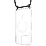Fixed MagPure Neck puzdro s čiernou šnúrkou na krk pre Apple iPhone 18 Pro Max/17 Pro Max