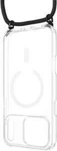 Fixed MagPure Neck puzdro s čiernou šnúrkou na krk pre Apple iPhone 18 Pro Max/17 Pro Max