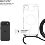Fixed MagPure Neck puzdro s čiernou šnúrkou na krk pre Apple iPhone Air