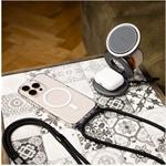 Fixed MagPure Neck puzdro s čiernou šnúrkou na krk pre Apple iPhone Air