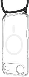 Fixed MagPure Neck puzdro s čiernou šnúrkou na krk pre Apple iPhone Air