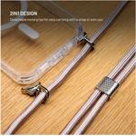 Fixed MagPure Neck puzdro s ružovou šnúrkou na krk pre Apple iPhone 17 Pro Max