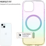 Fixed MagRainbow kryt s podporou MagSafe pre Apple iPhone 15, dúhový