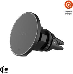Fixed MagRound 3, držiak s bezdrôtovým nabíjaním s podporou uchytenia MagSafe, 25W, Qi2.2, čierny
