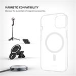 Fixed MagStory AntiUV TPU gélový kryt s podporou MagSafe pre Apple iPhone 15, číry
