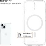 Fixed MagStory AntiUV TPU gélový kryt s podporou MagSafe pre Apple iPhone 15, číry