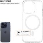 Fixed MagStory AntiUV TPU gélový kryt s podporou MagSafe pre Apple iPhone 15 Pro, číry