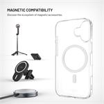 Fixed MagStory AntiUV TPU gélový kryt s podporou MagSafe pre Apple iPhone 17, číry