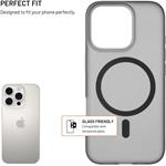 Fixed MagStory TPU gélový kryt s podporou MagSafe pre Apple iPhone 16 Pro, dymový