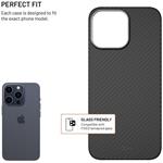 Fixed MagVelar aramidový kryt s podporou Magsafe pre Apple iPhone 16 Pro Max, čierny