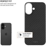 Fixed MagVelar aramidový kryt s podporou MagSafe pre Apple iPhone 17, čierny