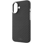 Fixed MagVelar aramidový kryt s podporou MagSafe pre Apple iPhone 17, čierny