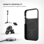 Fixed MagVelar aramidový kryt s podporou MagSafe pre Apple iPhone 17 Pro, čierny